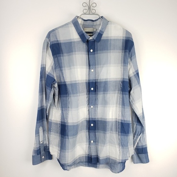 Vince Men's Button Down Cotton/Linen Blend EUC SZ XL - Picture 1 of 7